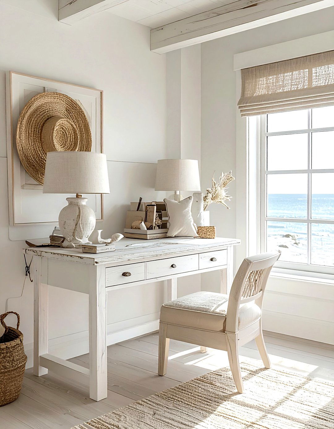 Coastal desk decor - 30 desk styling ideas