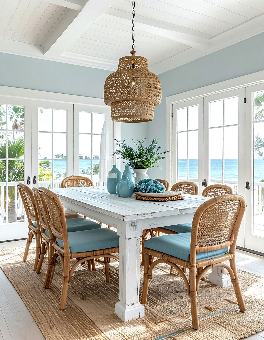 Coastal dining room - 30 cool dining room ideas