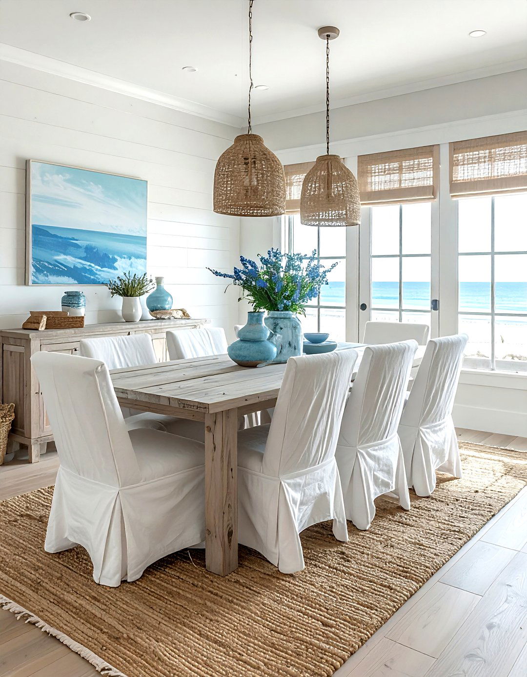 Coastal dining room - 30 dining room remodel ideas