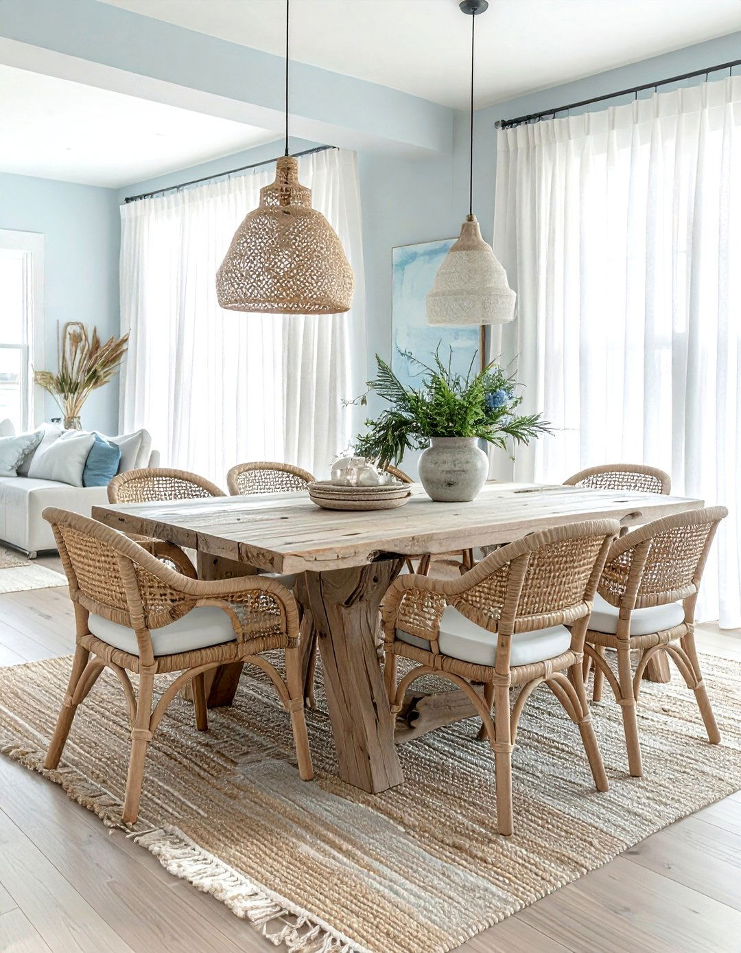 Coastal dining room - 30 beautiful home decor ideas