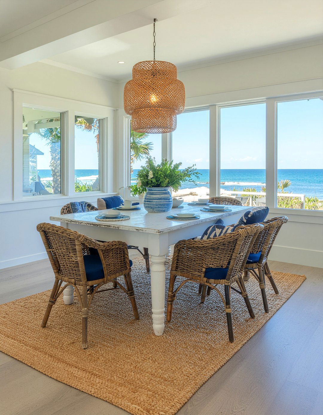 Coastal dining room - 30 bright dining room ideas