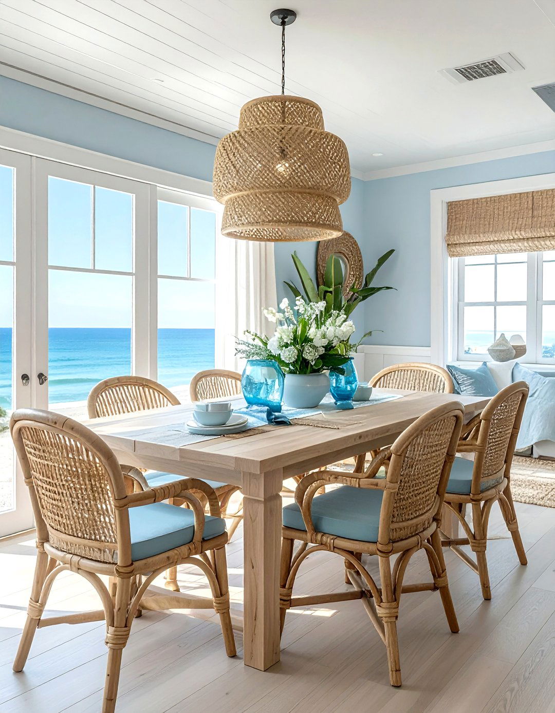 Coastal dining room - 30 Savannah dining room ideas