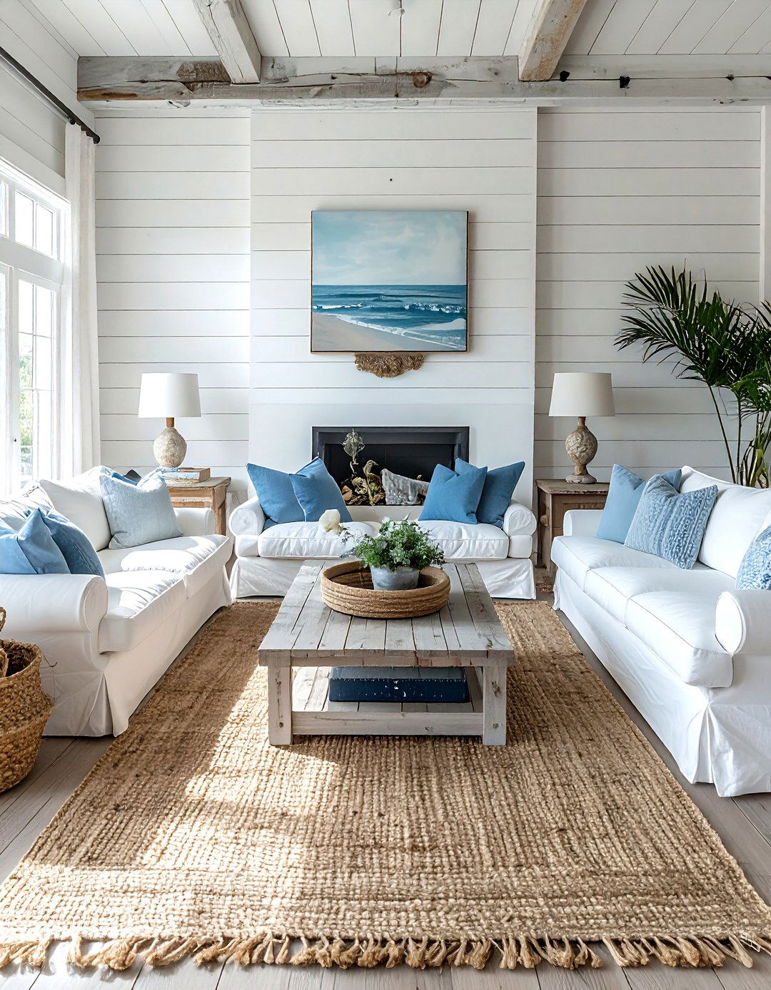 Coastal farmhouse decor - 30 Real Simple decor ideas