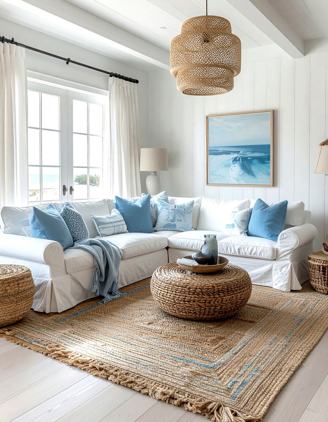 Coastal grandmother living space - 30 current decor ideas