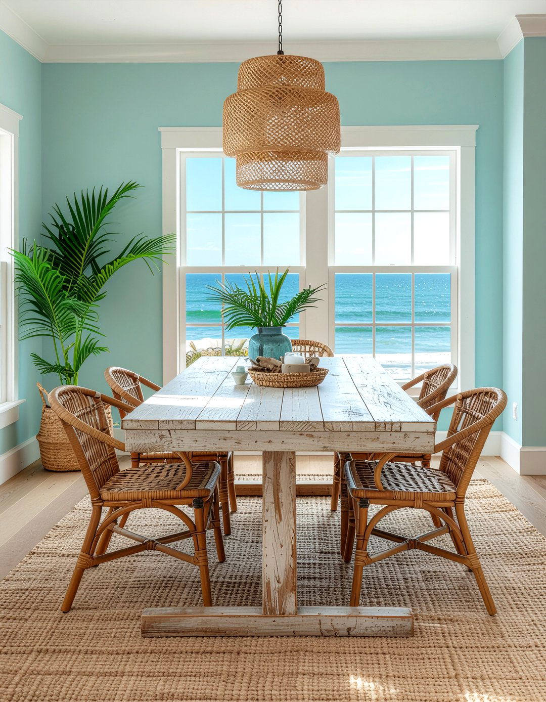 Coastal grasscloth dining room - 30 grasscloth wallpaper dining room ideas