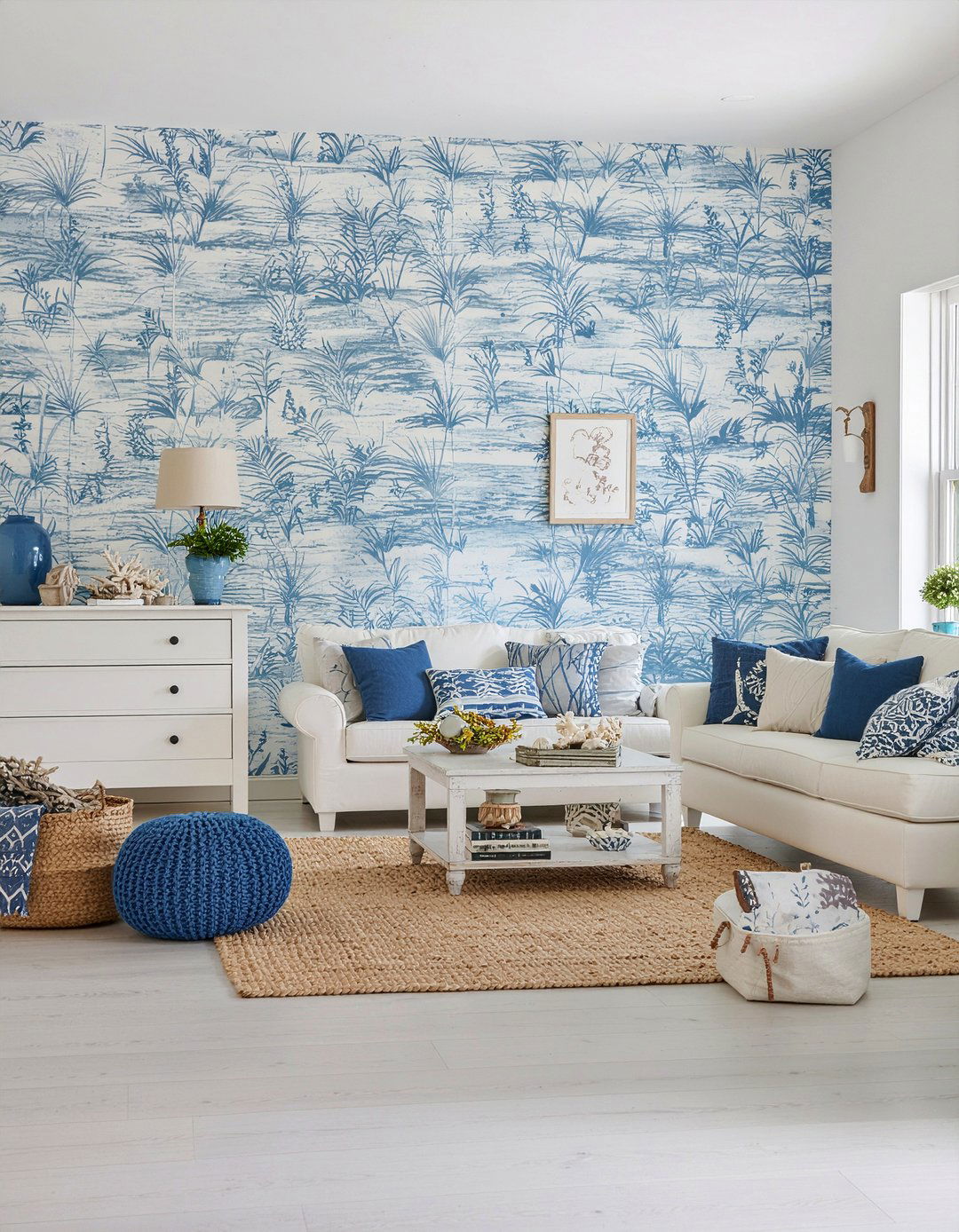 Coastal grasscloth wallpaper - 30 living room neutral wallpapers