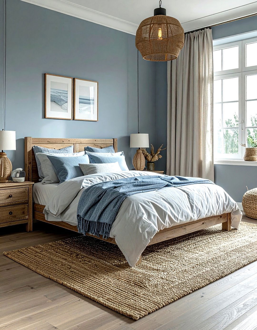 Coastal gray bedroom - 30 gray bedroom decor ideas