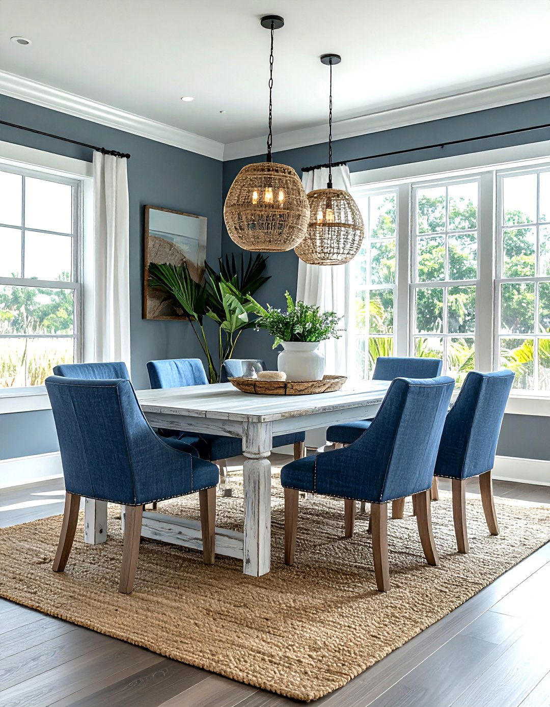 Coastal gray dining room - 30 gray dining room design ideas