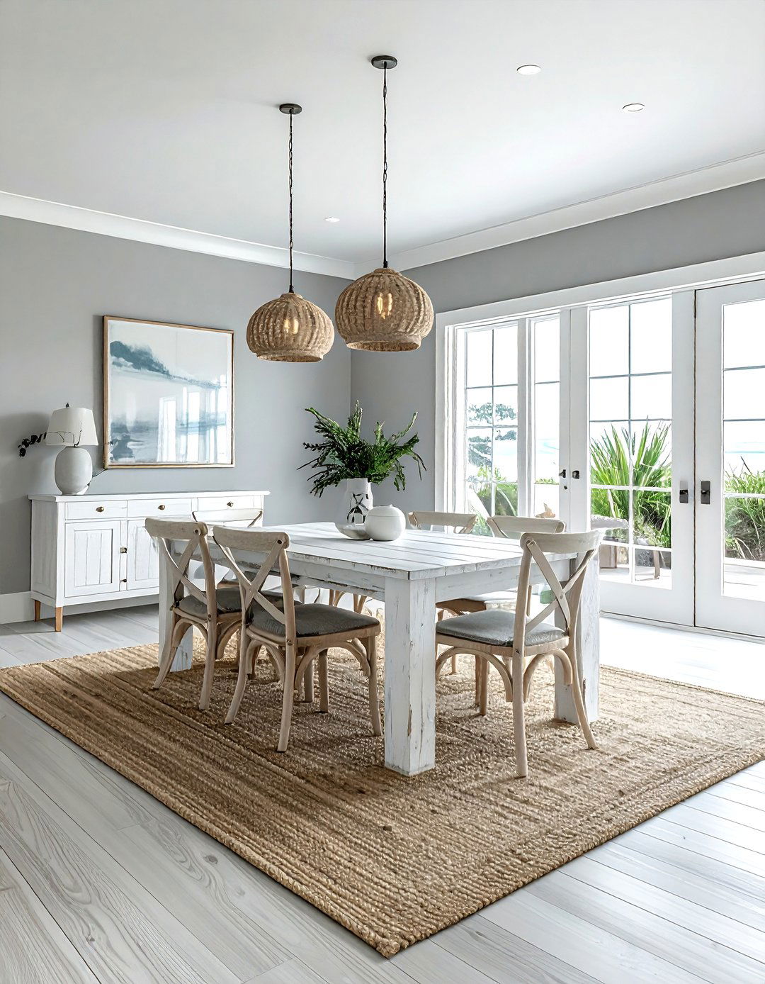 Coastal gray dining room - 30 cool gray dining room ideas