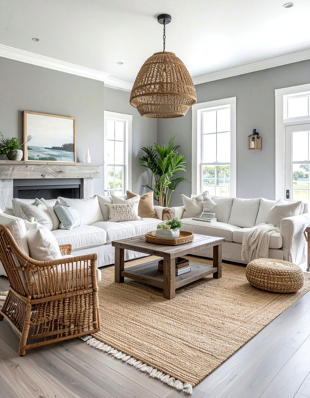 30 Chic Farmhouse Gray Living Room Ideas for Modern Homes