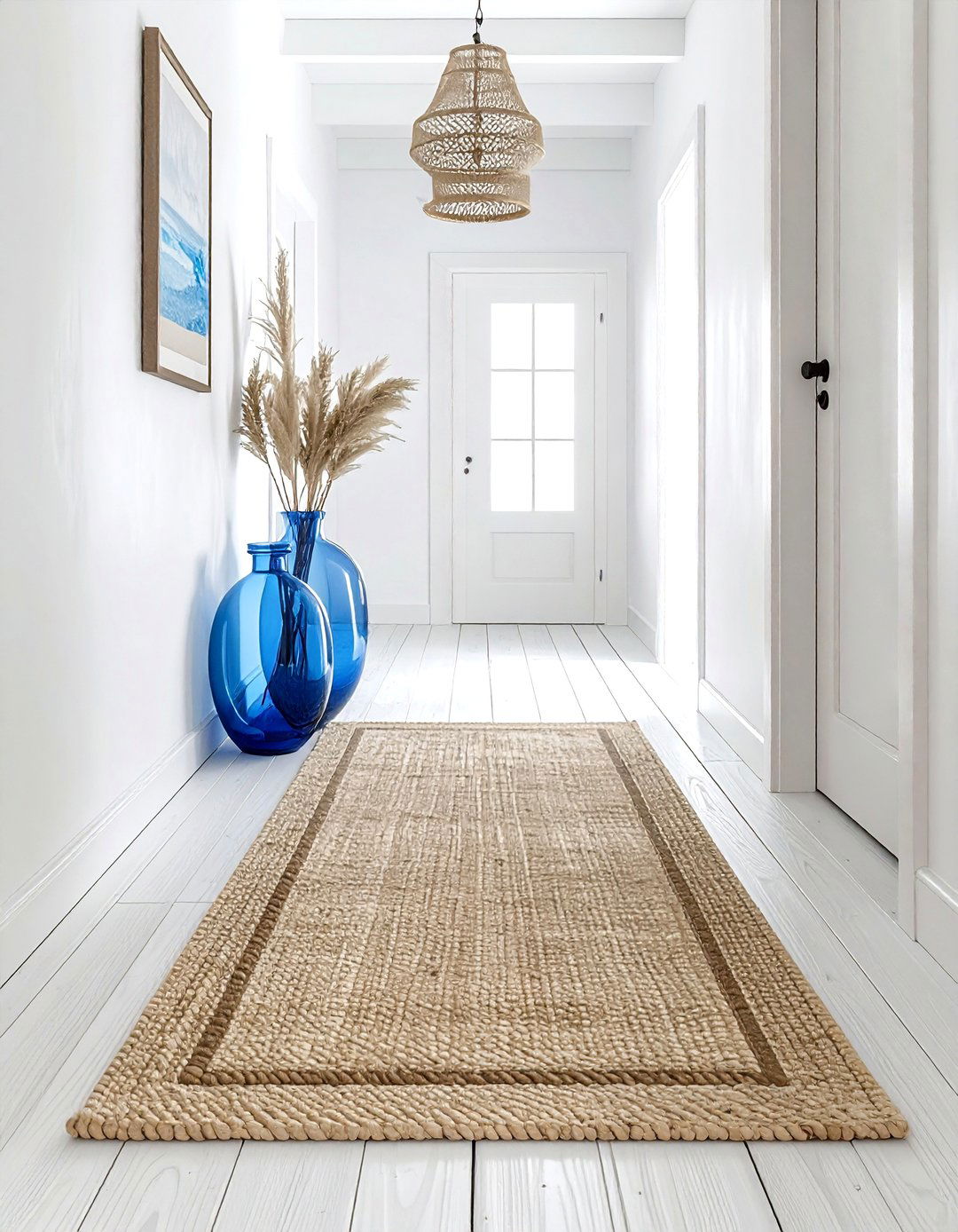 Coastal hallway runner - 30 hallway runner ideas