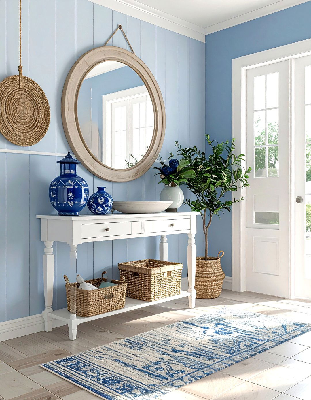 Coastal hamptons entryway - 30 global decor ideas