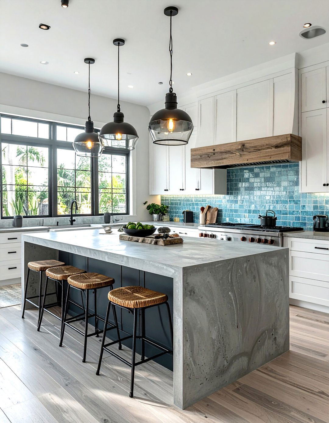 Coastal industrial kitchen - 30 coastal kitchen ideas