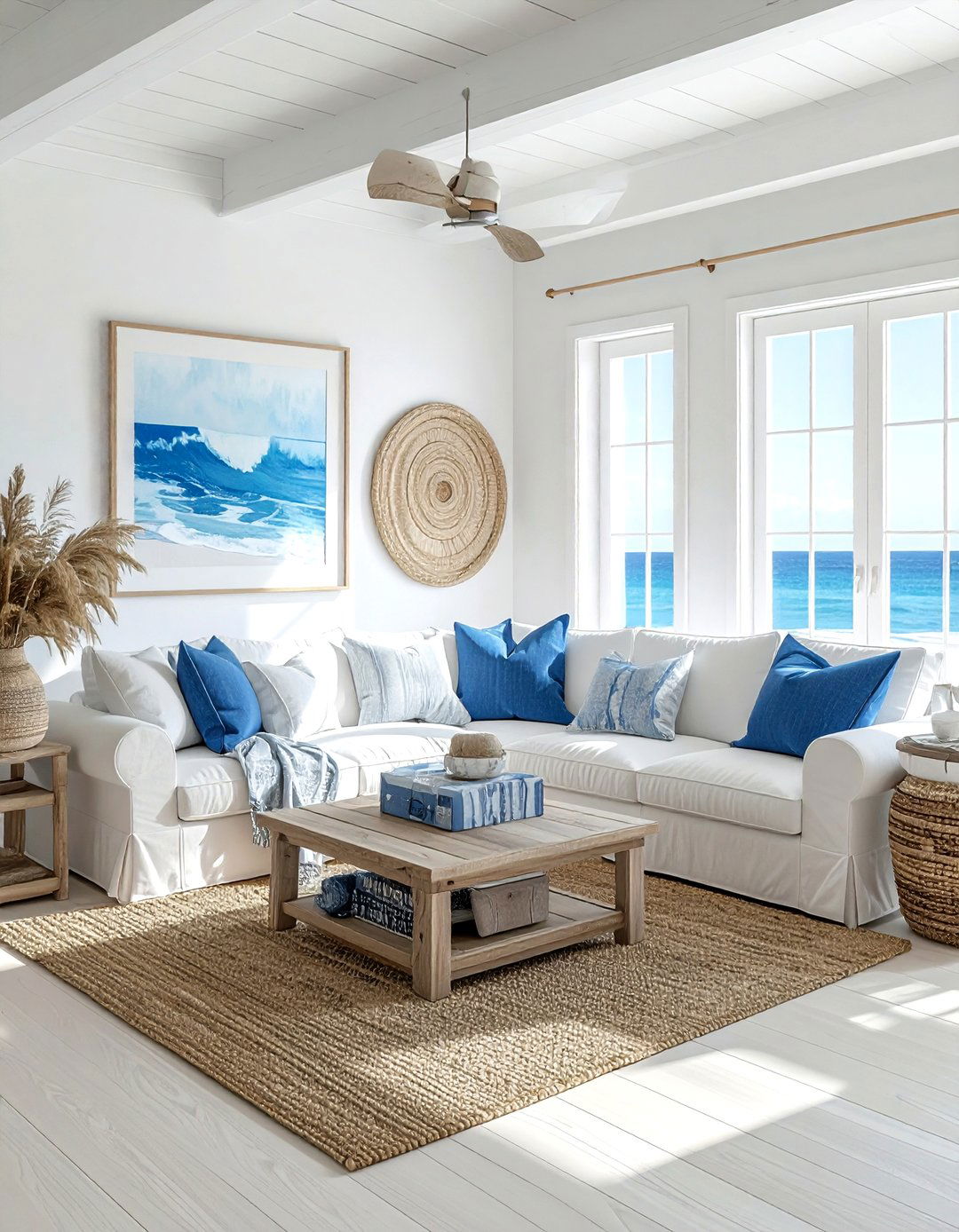 Coastal living room - 30 airy living room ideas