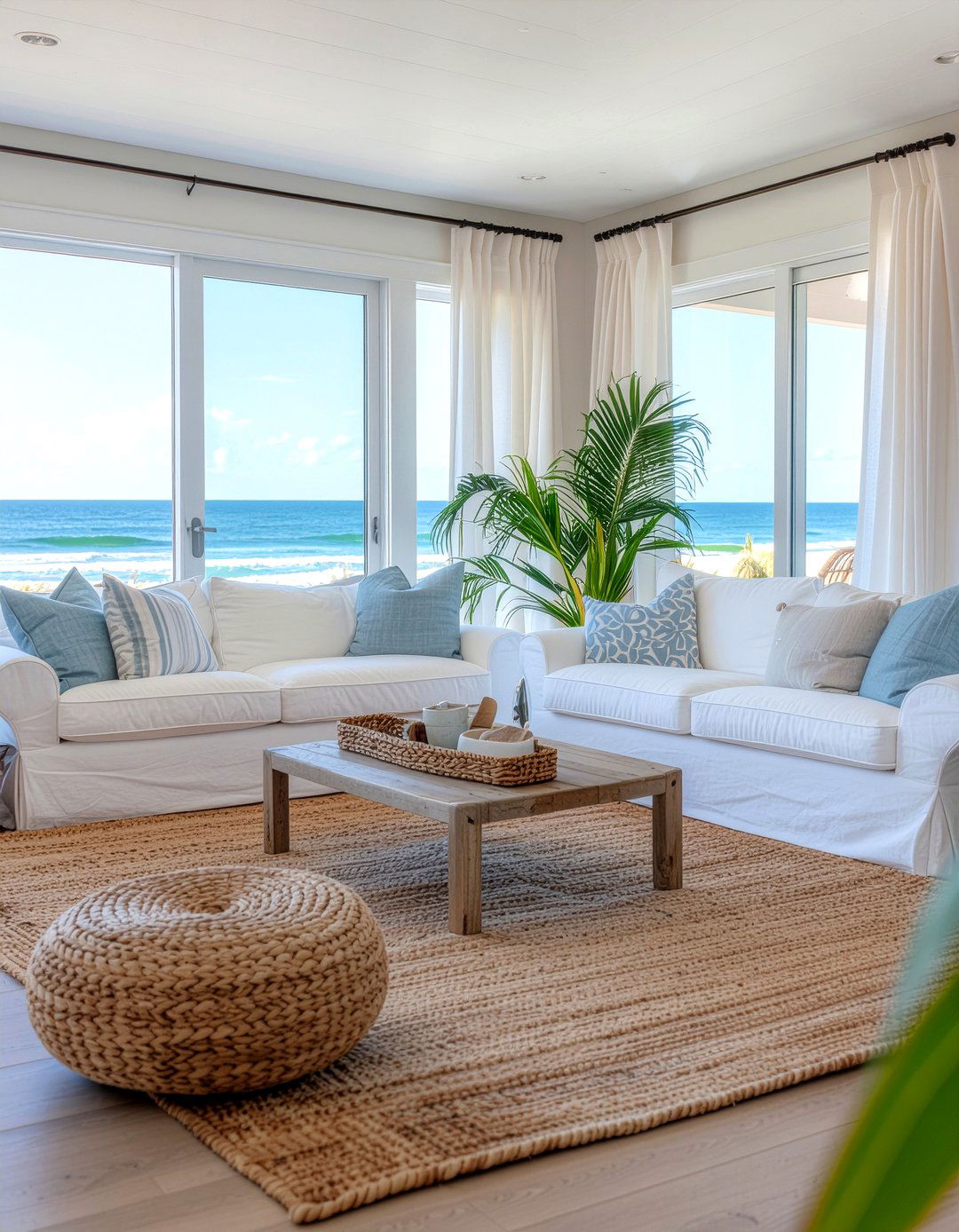 Coastal living room - 30 living room renovation ideas