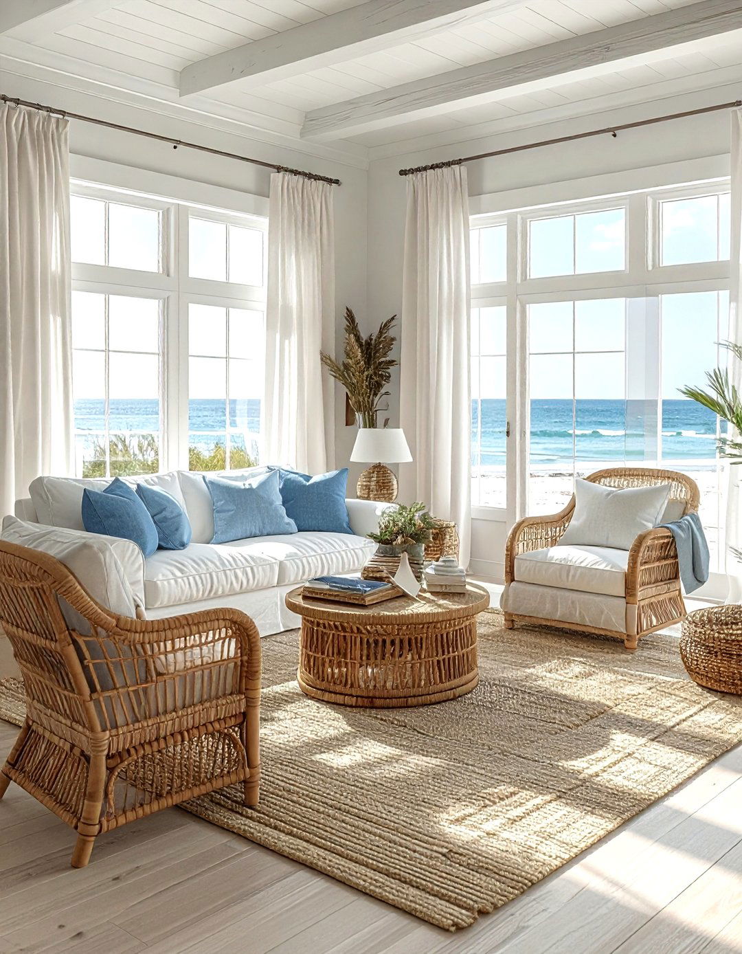 Coastal living room - 30 living room warm settings