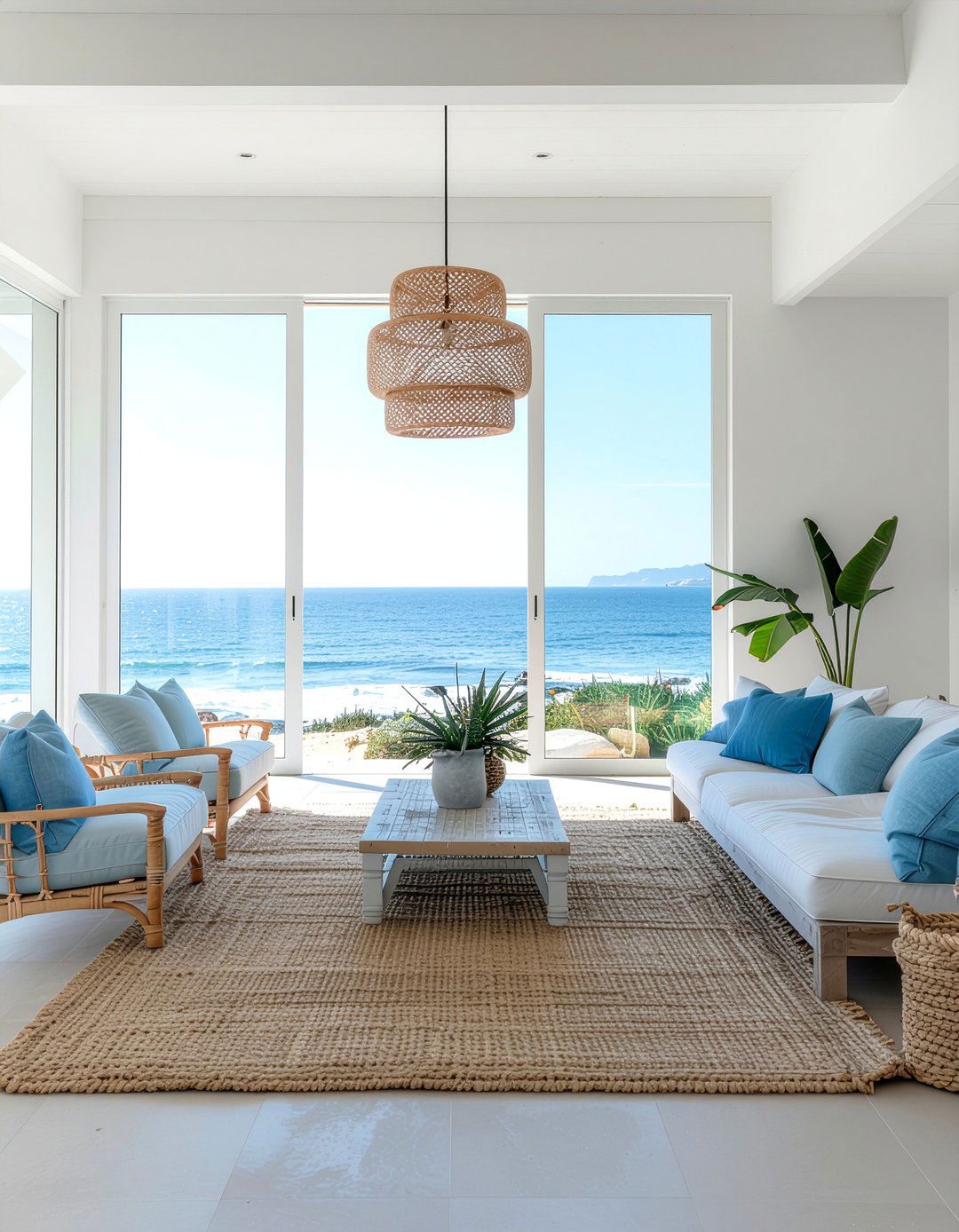 Coastal living room - 30 model home living room ideas