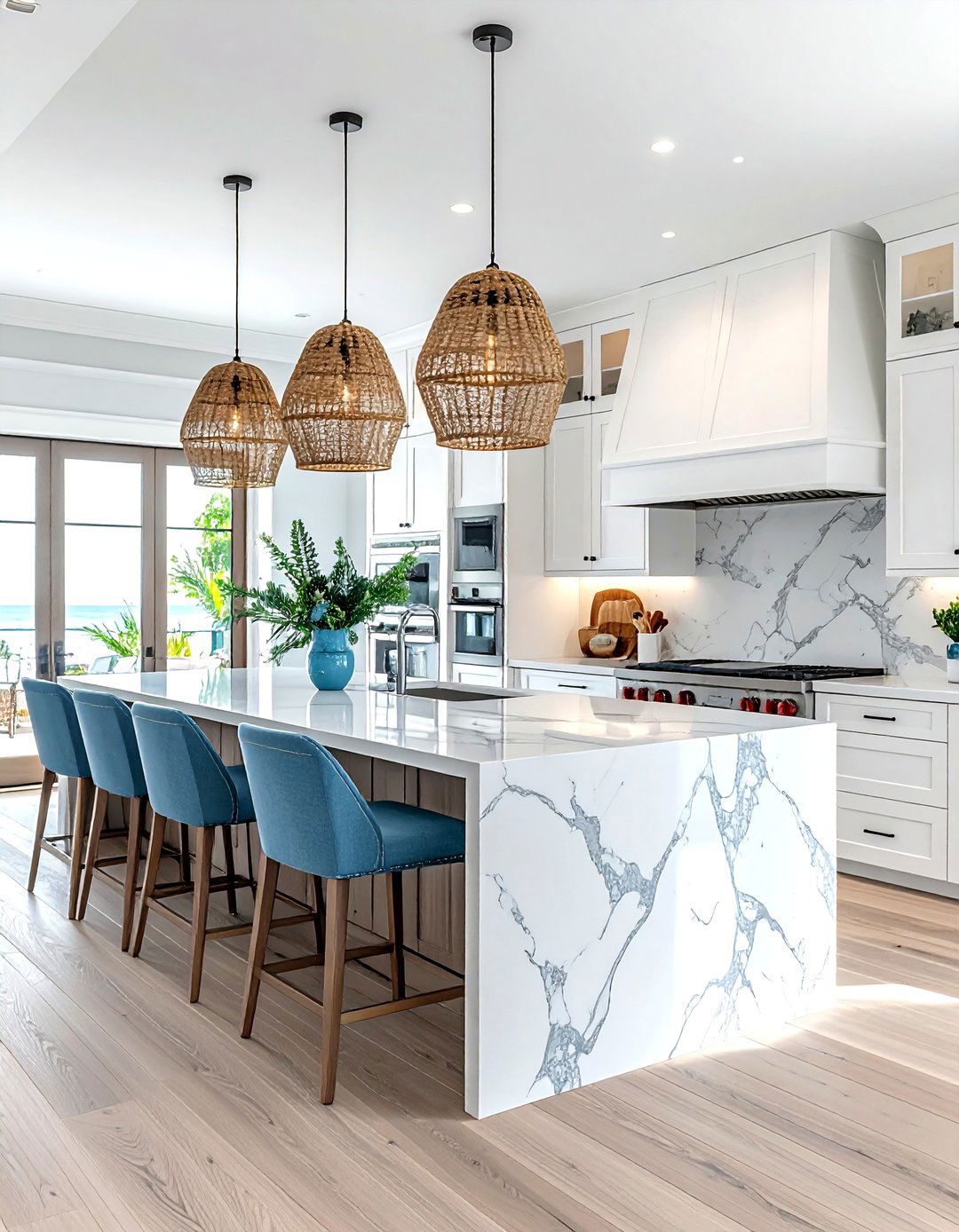 Coastal modern kitchen - 30 kitchen style mixing ideas
