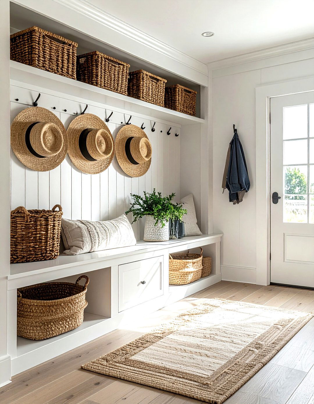 Coastal mudroom - 30 coastal decor ideas