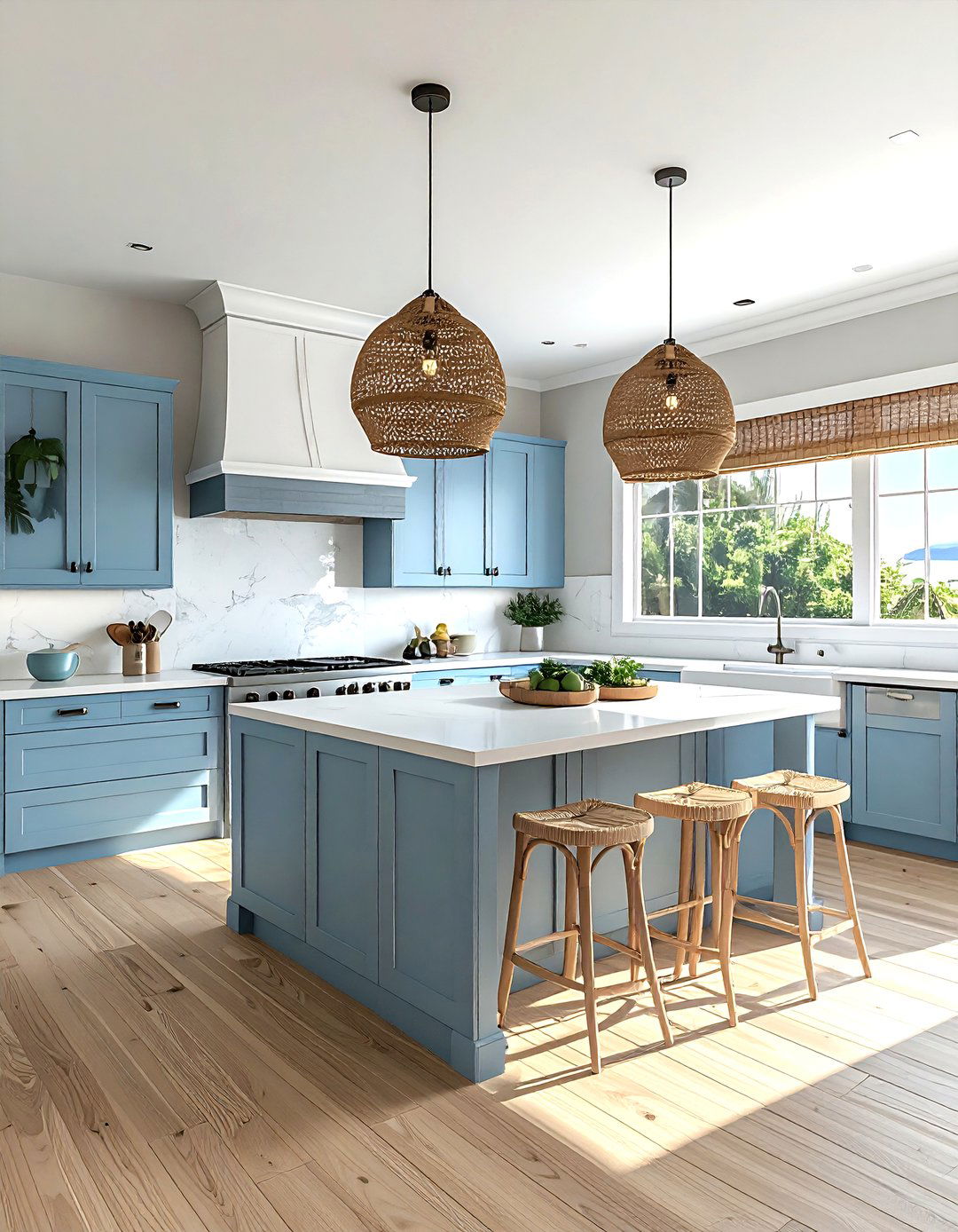 Coastal open plan kitchen - 30 open plan kitchen ideas