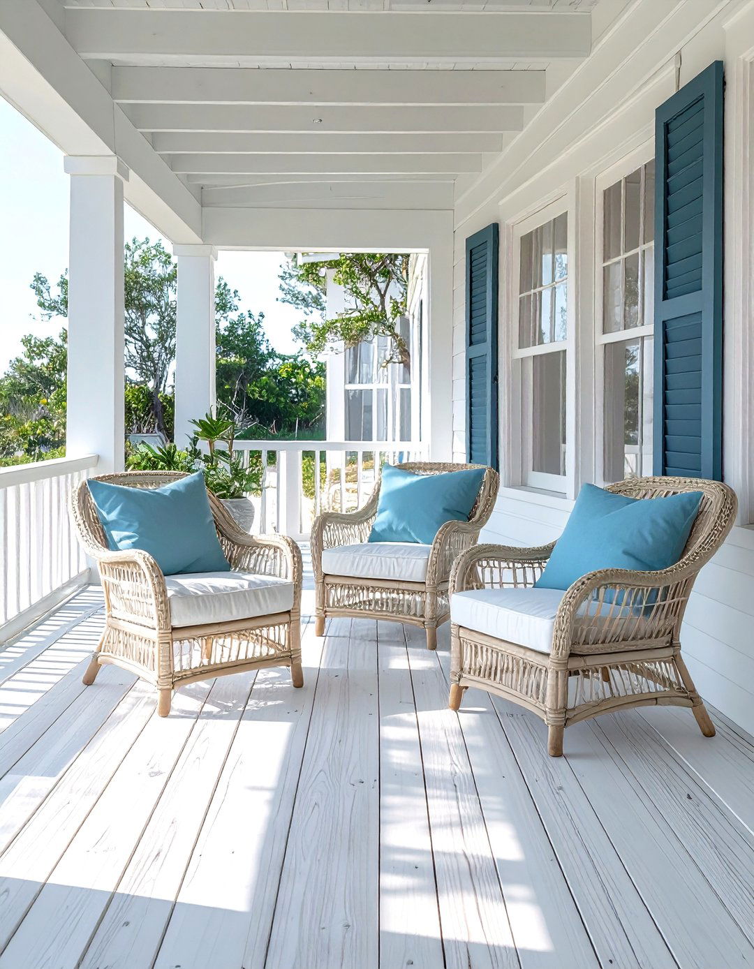Coastal porch aesthetic - 30 front porch decor ideas