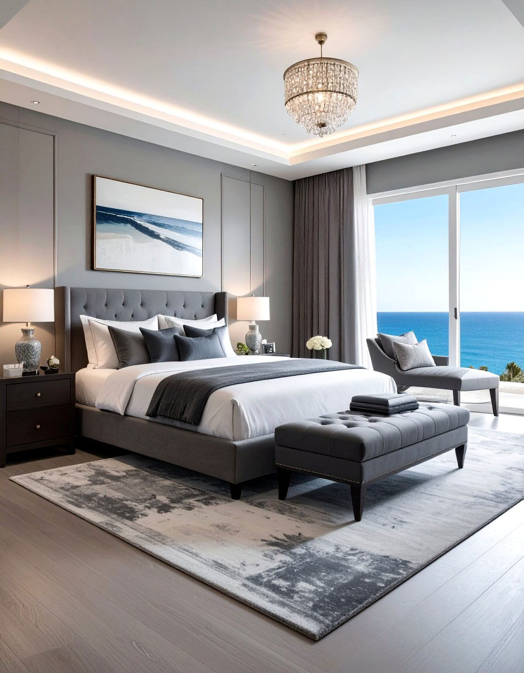 Coastal retreat bedroom - 30 coastal gray bedroom ideas