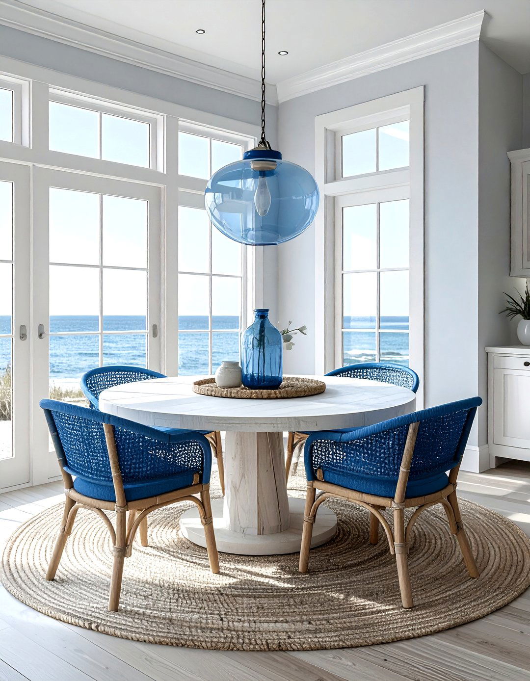 Coastal round dining room - 30 round dining room ideas