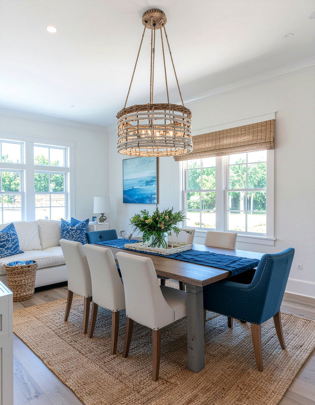 Coastal rustic chandelier dining room - 30 rustic chandelier dining room ideas