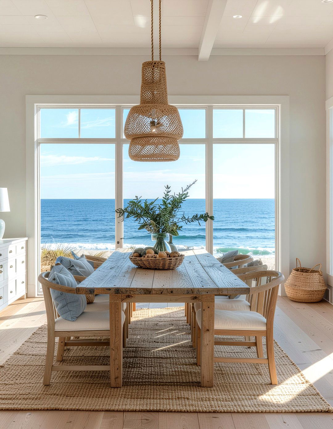 Coastal rustic dining room - 30 rustic dining room ideas