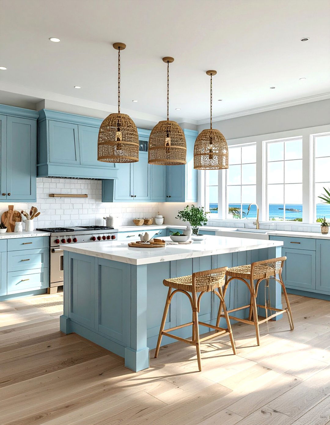 Coastal style kitchen - 30 new construction kitchen ideas