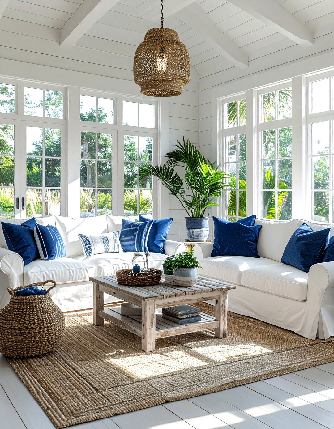 Coastal sunroom style - 30 sunroom decor ideas