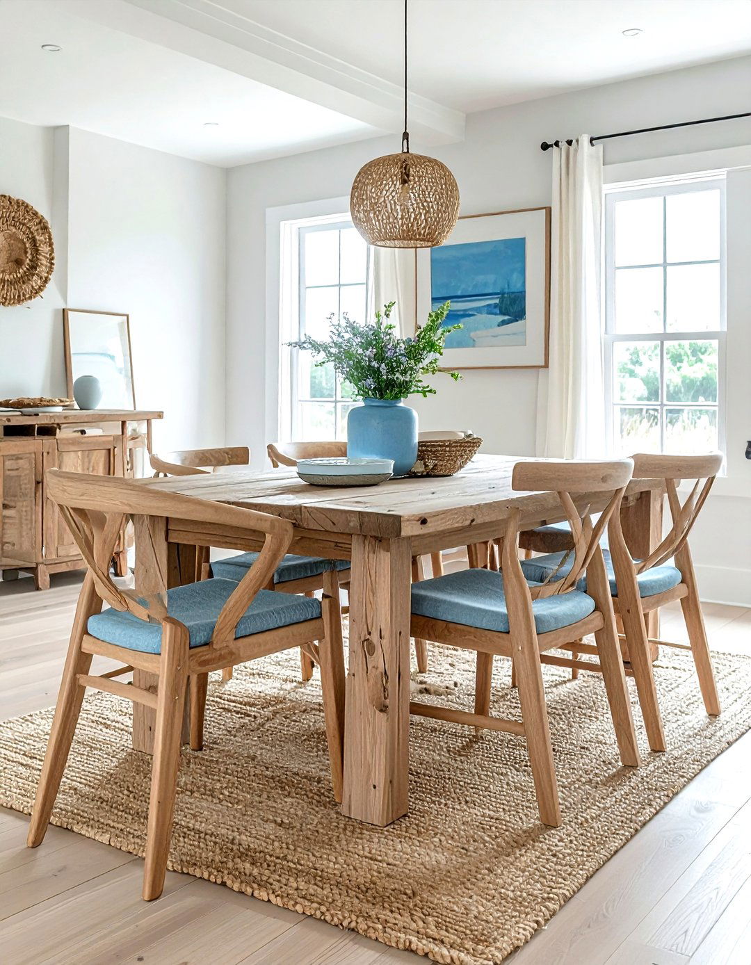 Coastal wishbone chair design - 30 wishbone dining chair ideas
