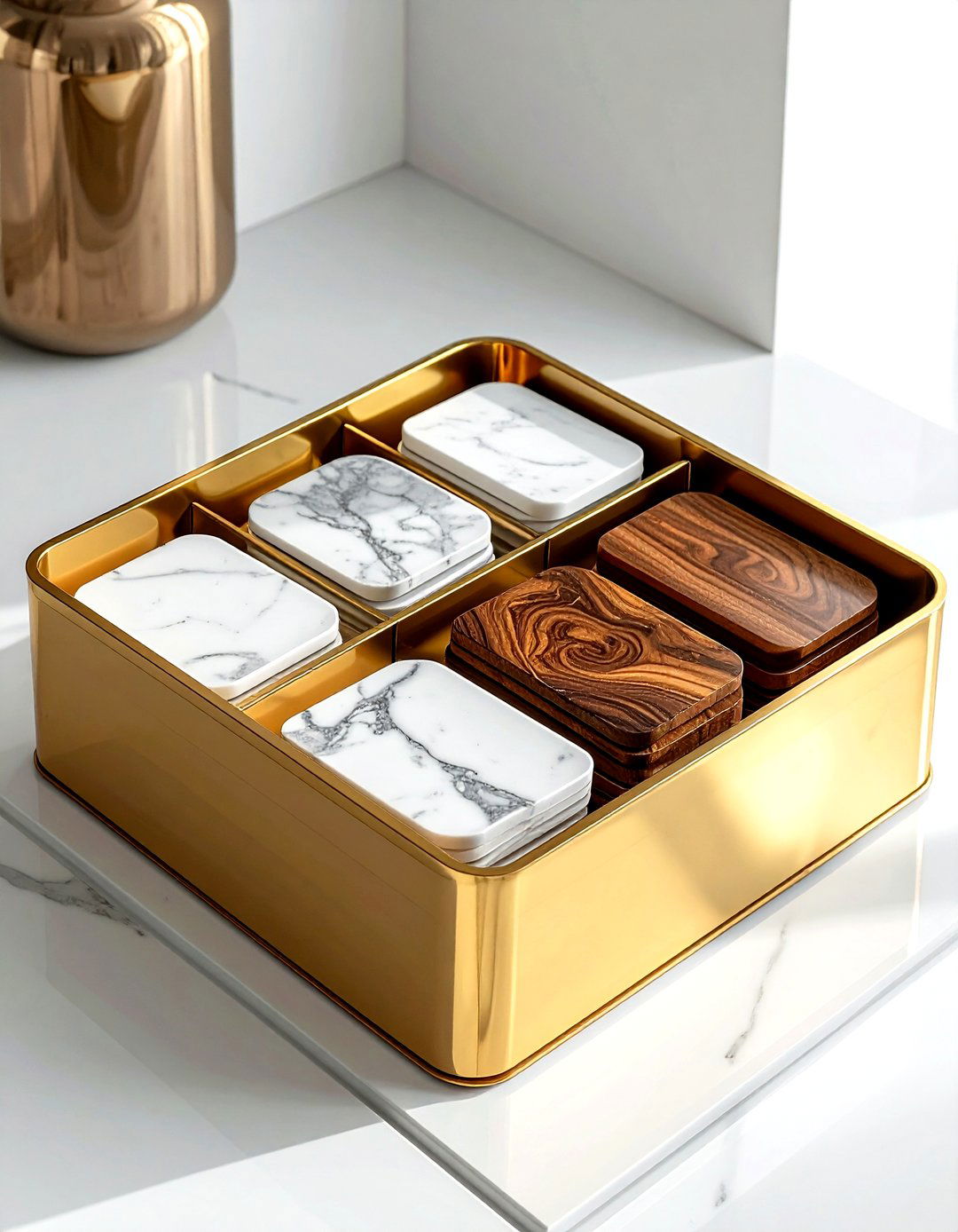 Coaster Storage Tray - 30 dining room drawer organization ideas