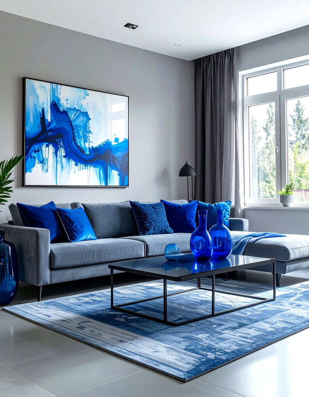Cobalt Blue Accents - 30 blue decor ideas