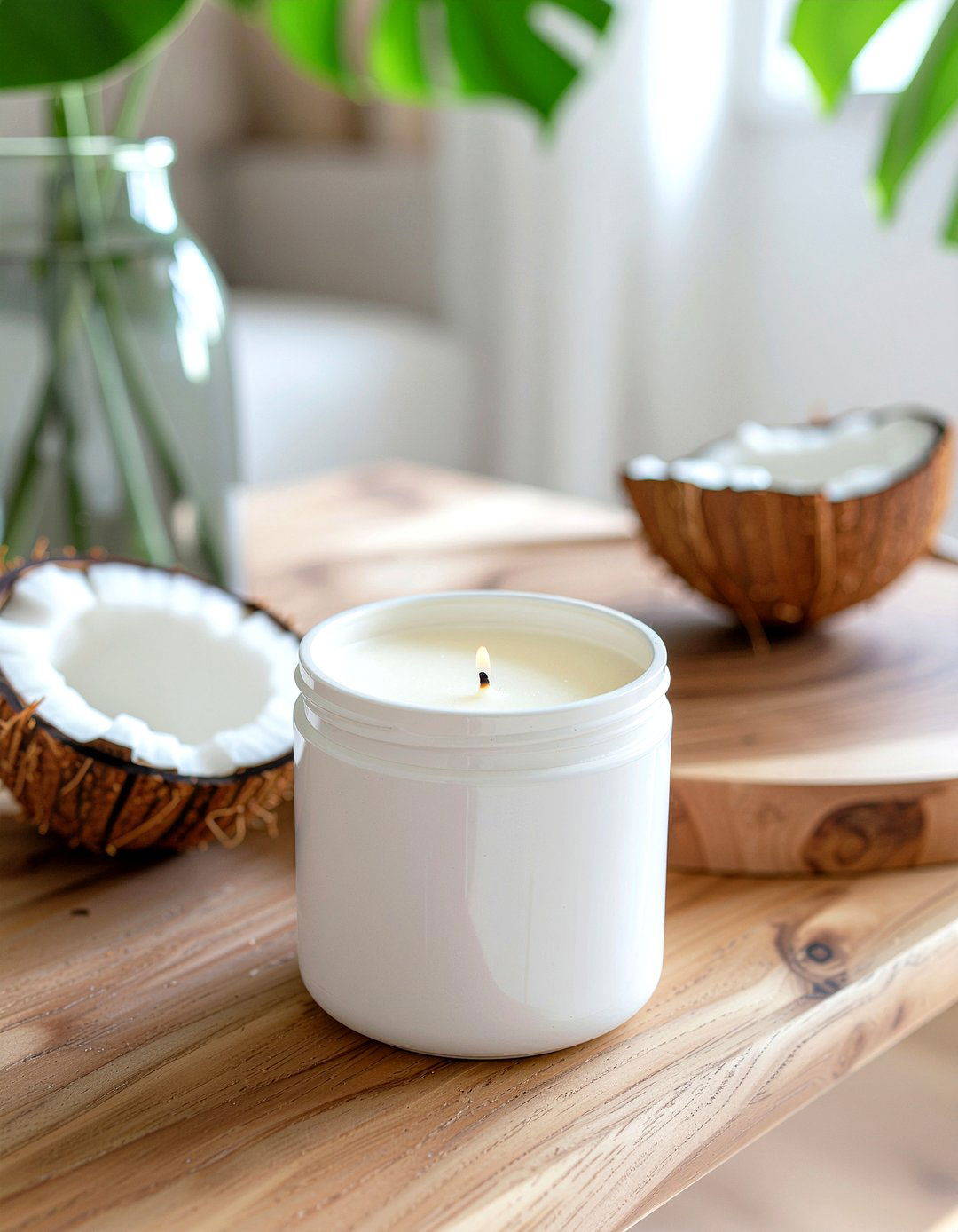 Coconut cream candle - 30 living room scented candles