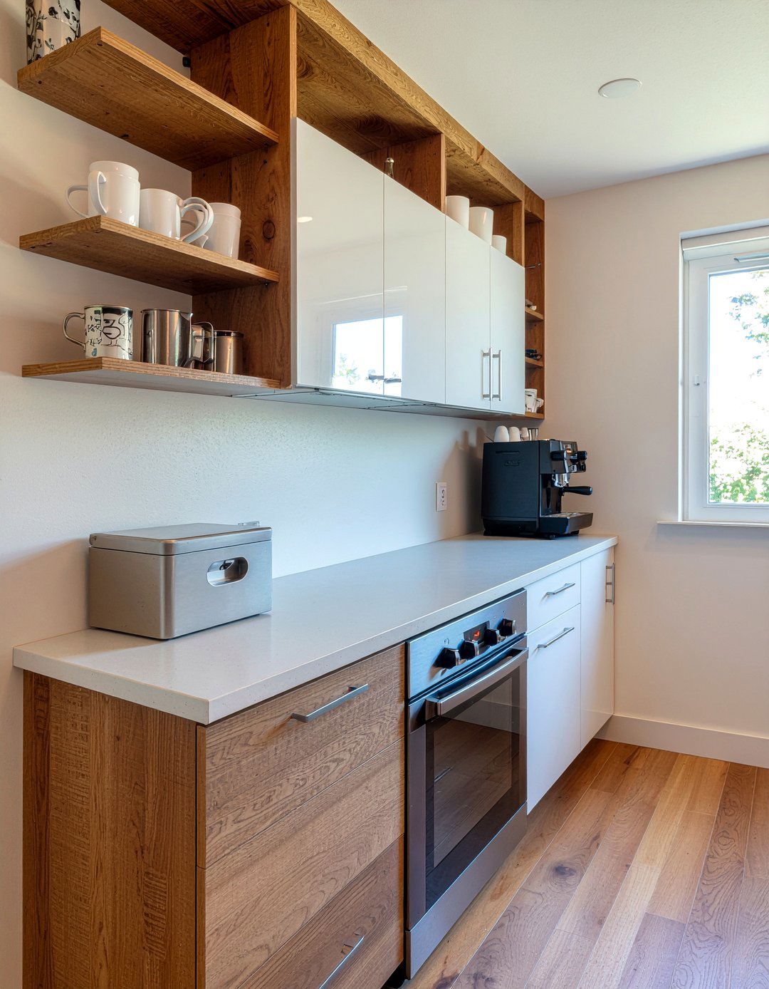 Coffee Bar Beverage Station - 30 beverage refrigerator kitchen ideas