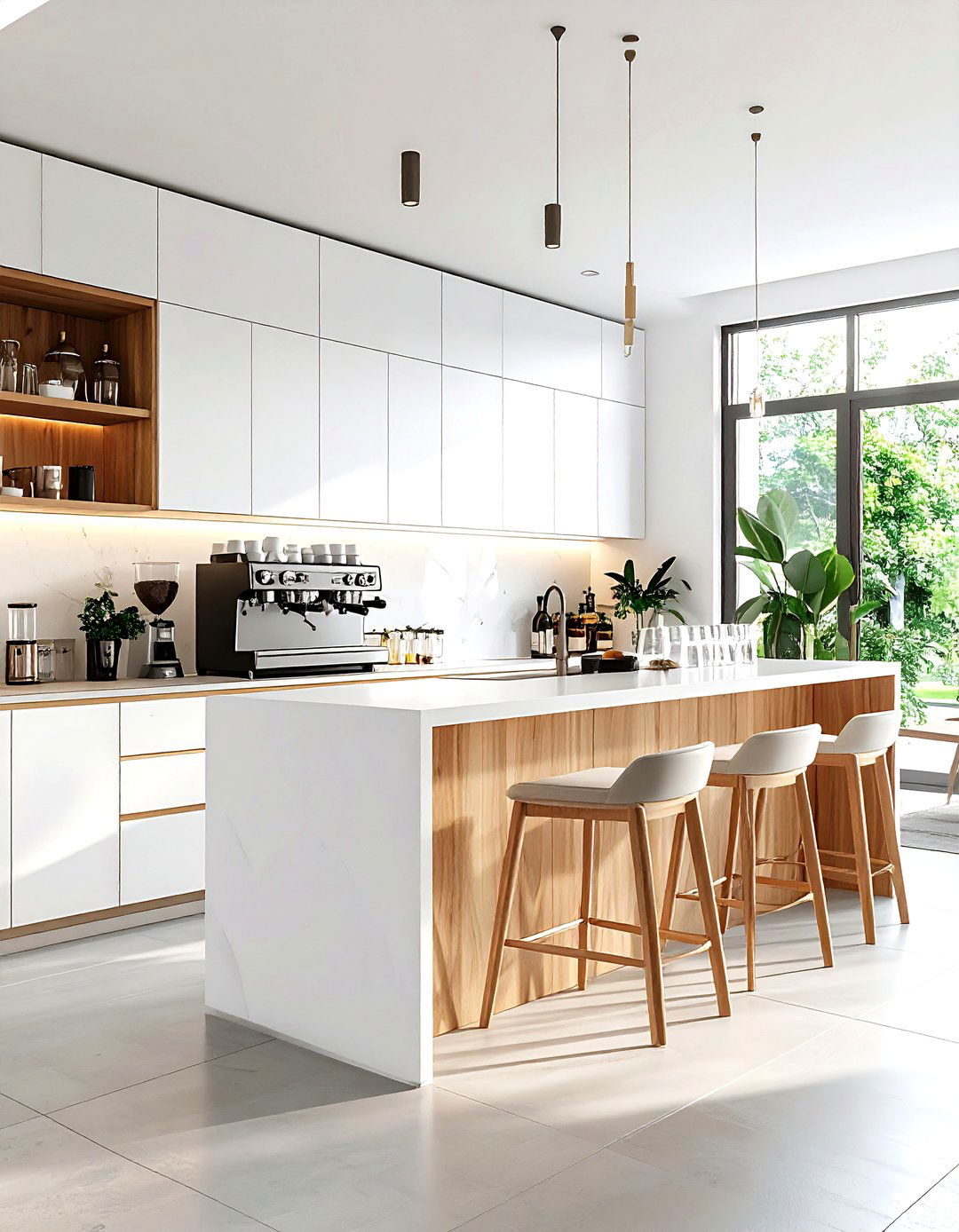 Coffee Bar Combo - 30 home bar decor ideas