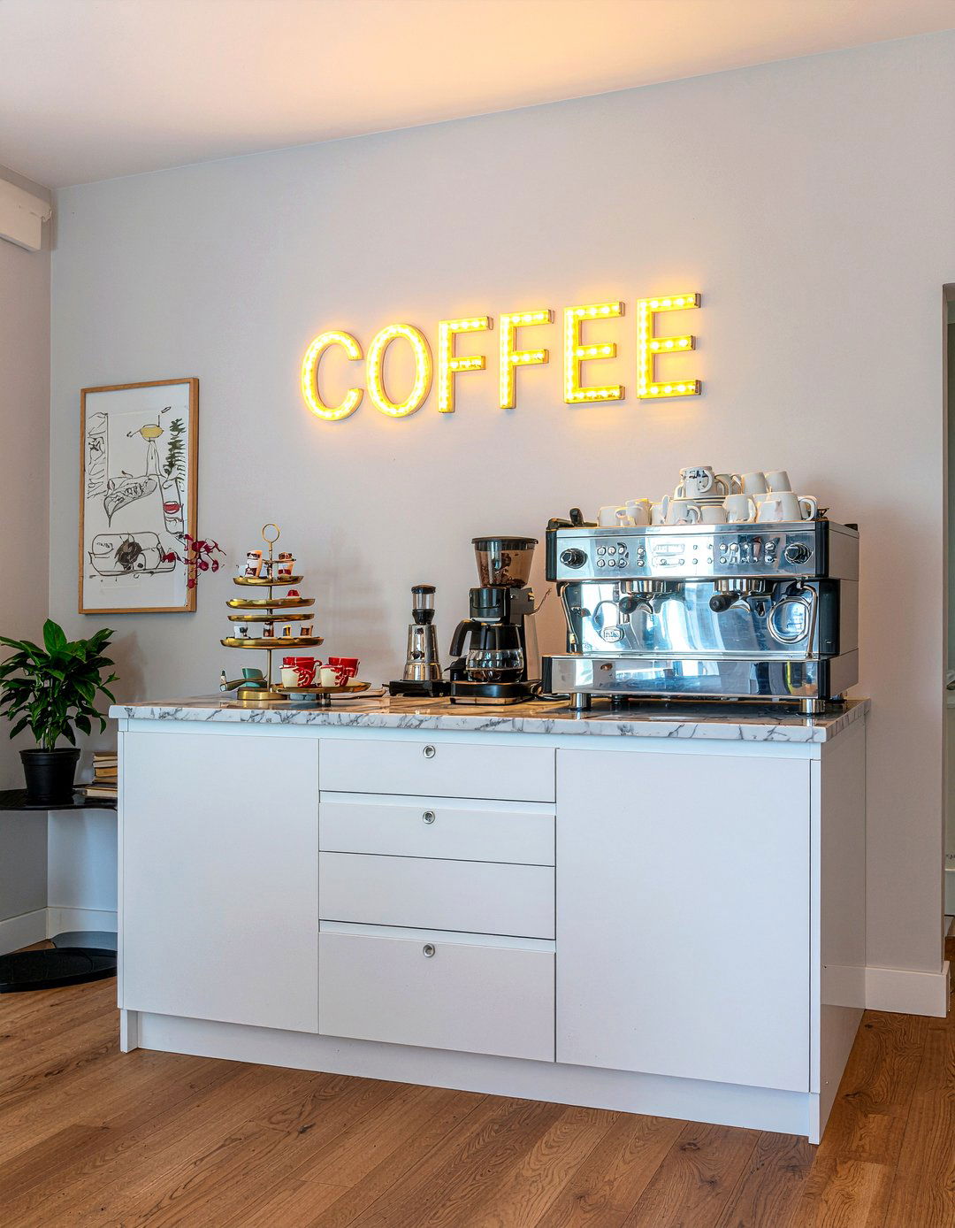 Coffee Bar Led Sign - 30 living room led signs