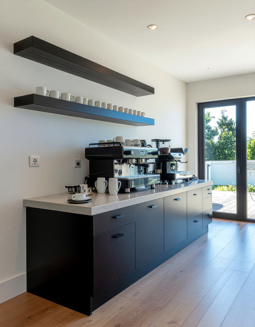 Coffee Bar Station - 30 living room focal point ideas