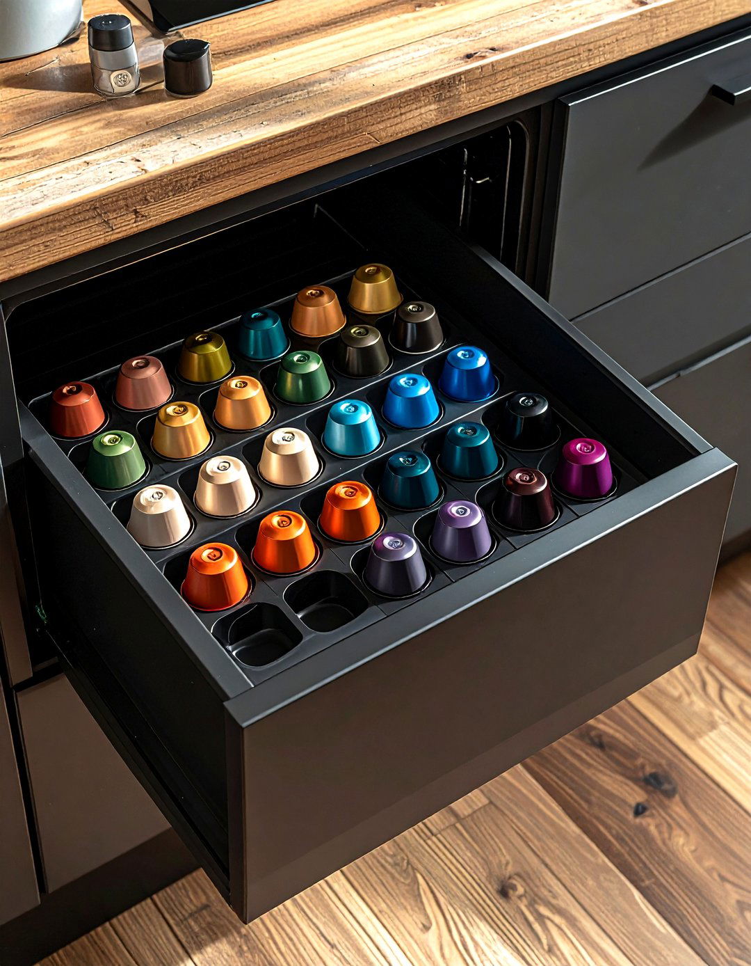 Coffee Pod Drawer Insert - 30 kitchen drawer organization ideas