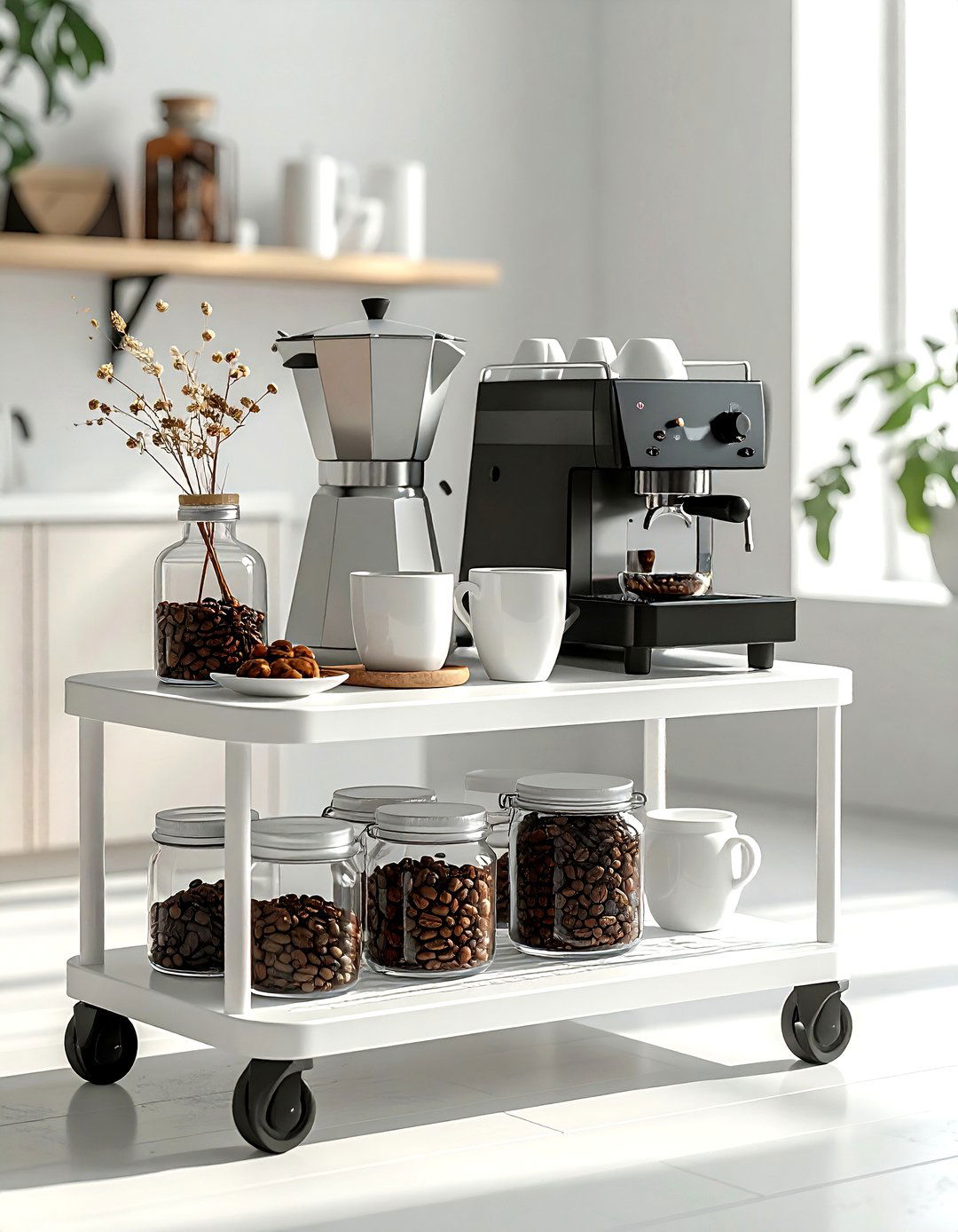 Coffee Station - 30 starter home decor ideas