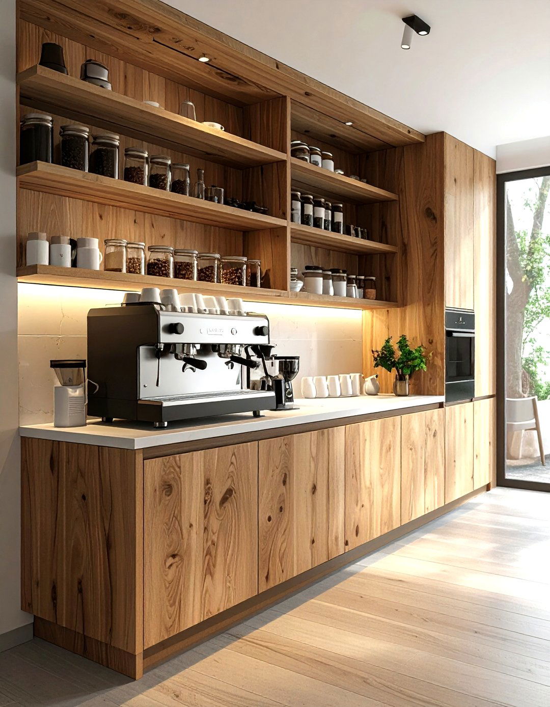 Coffee Station Cabinet - 30 kitchen beverage center ideas