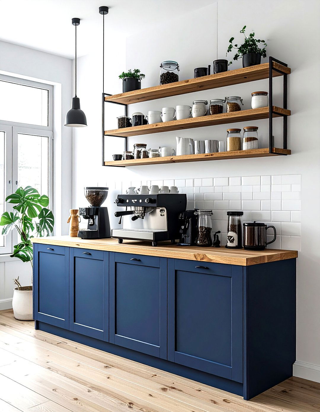 Coffee Station Cabinet - 30 kitchen storage ideas