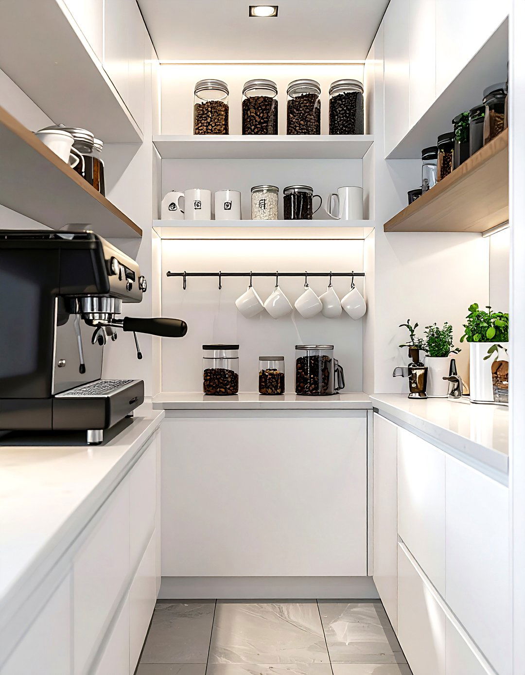 Coffee Station Closet - 30 kitchen closet organization