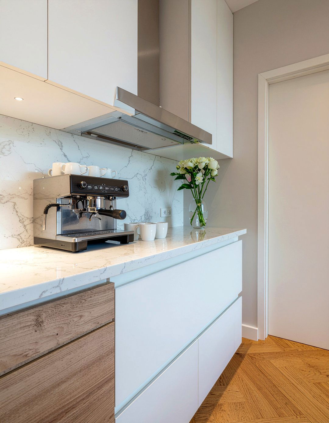 Coffee Station Niche - 30 living room niche ideas