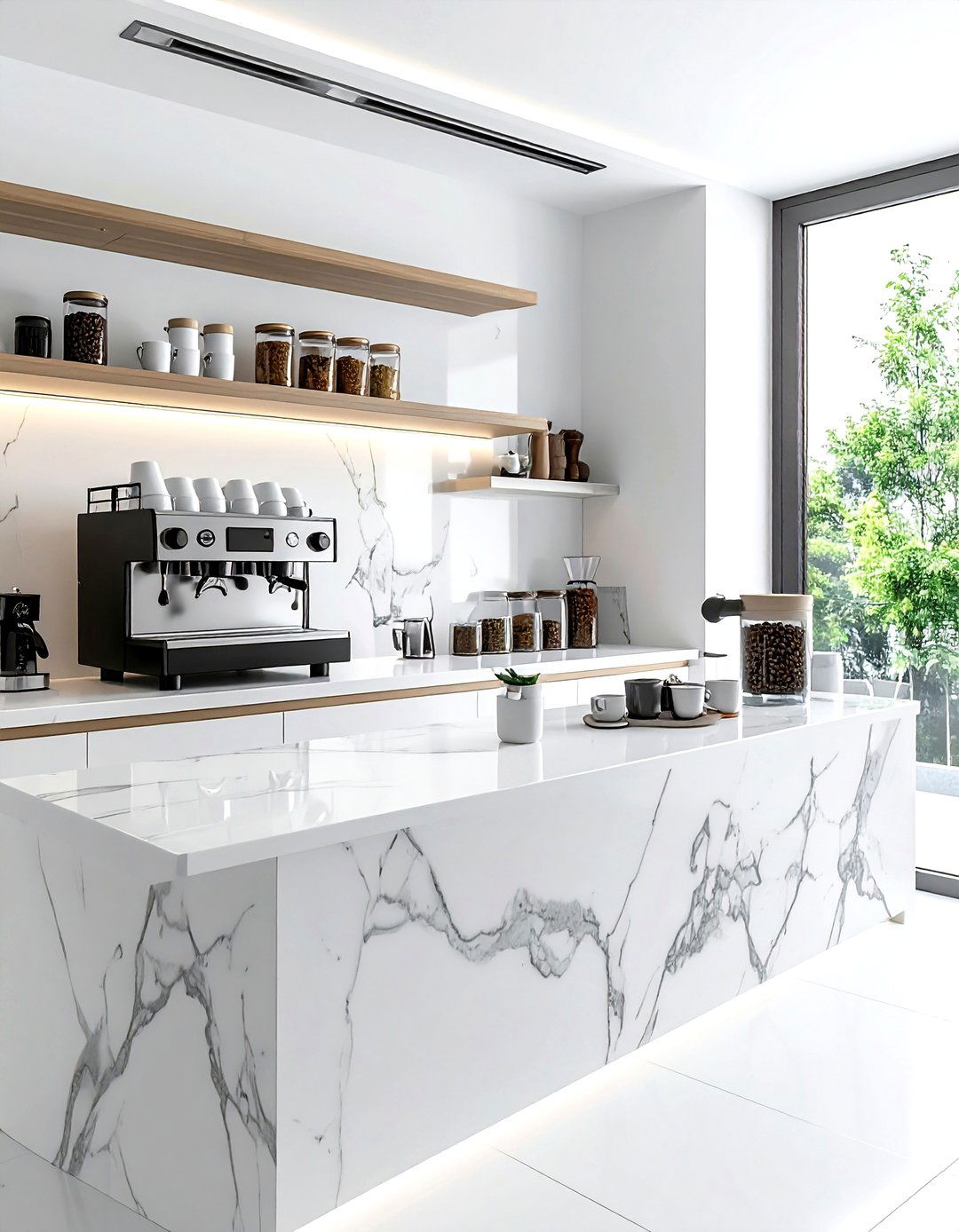 Coffee Station Nook - 30 functional kitchen ideas