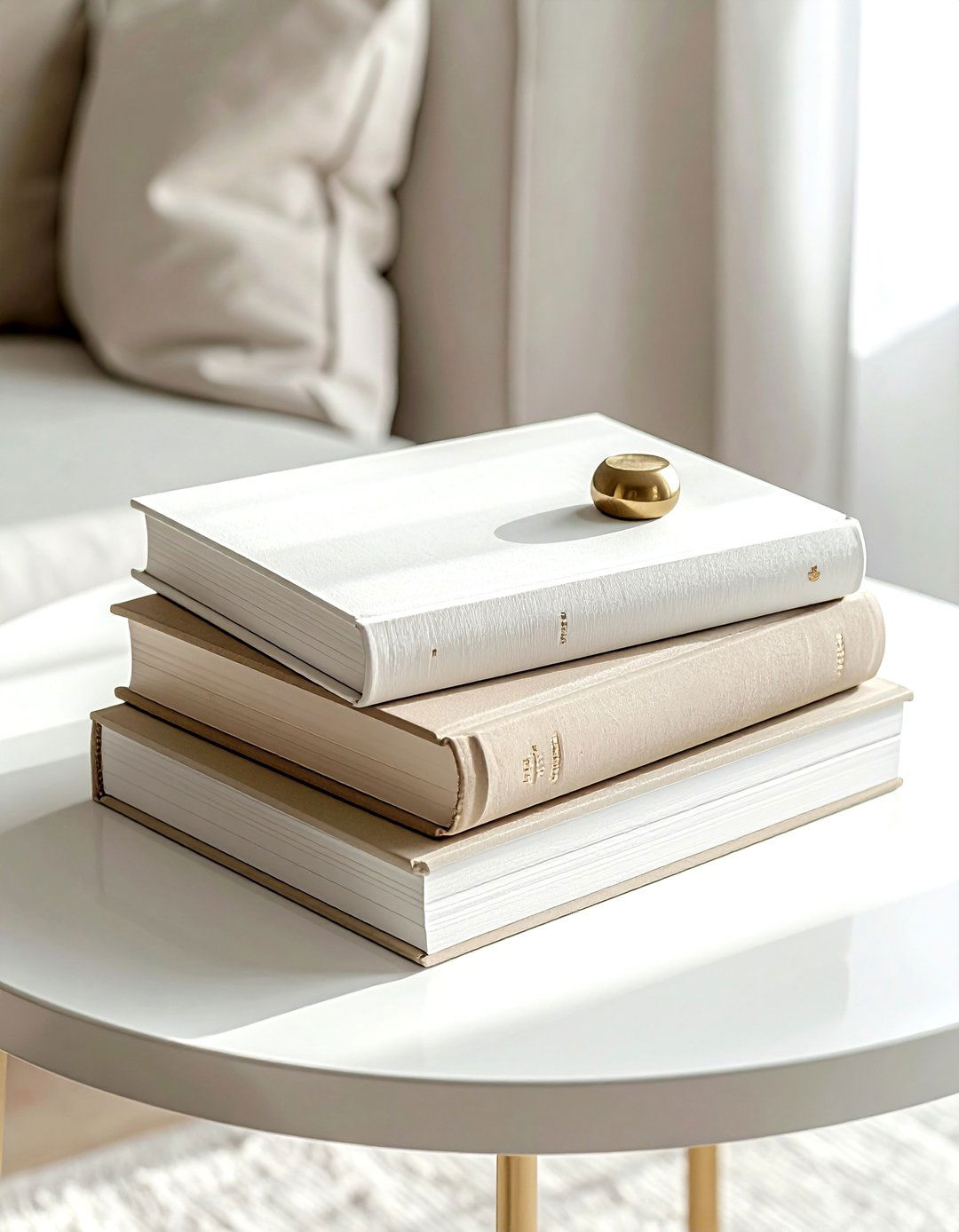Coffee Table Book Stack - 30 round coffee table decor ideas