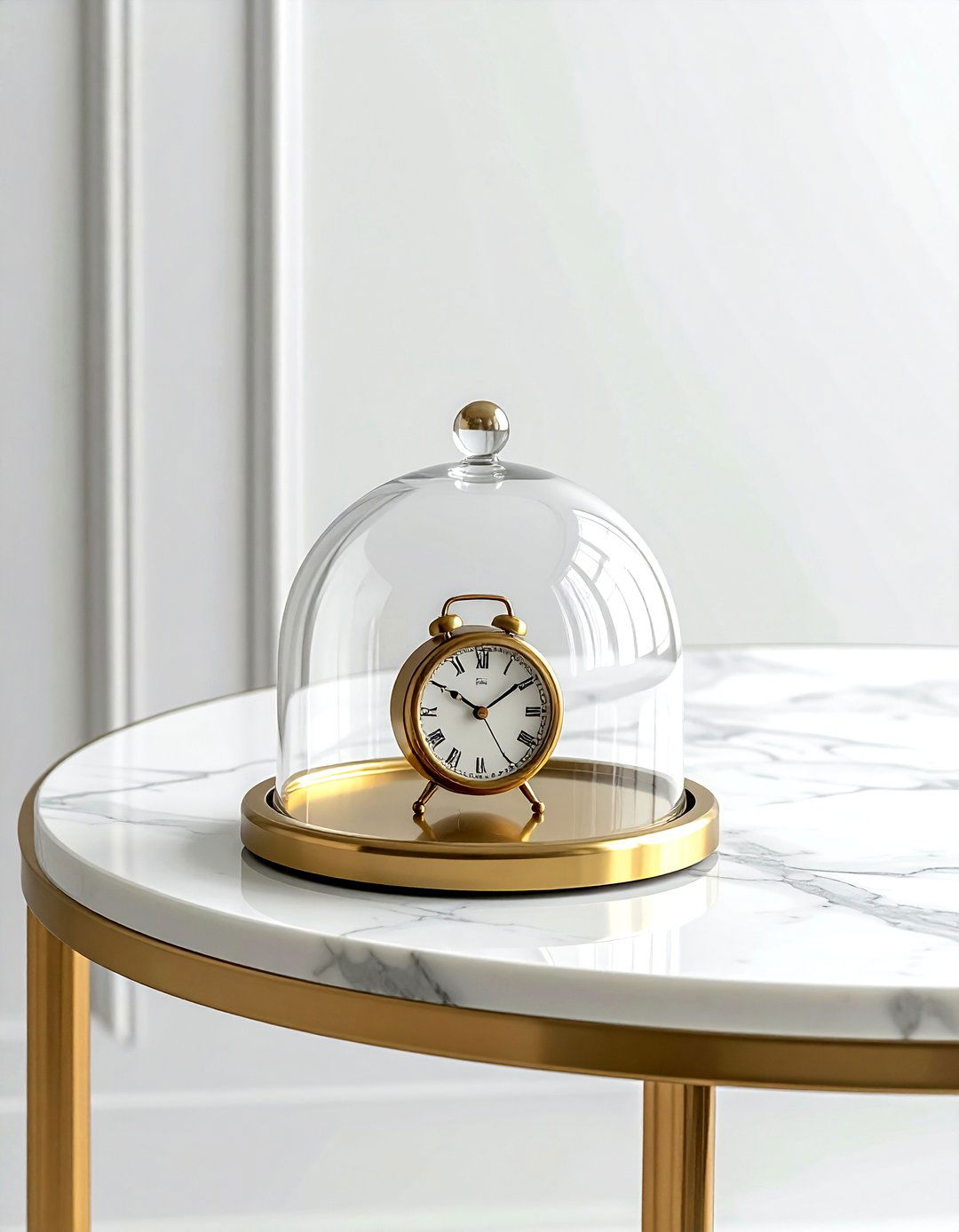 Coffee Table Cloche Decor - 30 round coffee table decor ideas