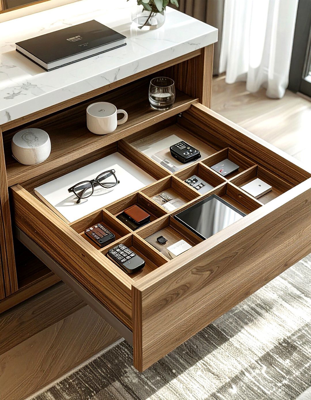 Coffee Table Drawer Insert - 30 living room drawer organization ideas