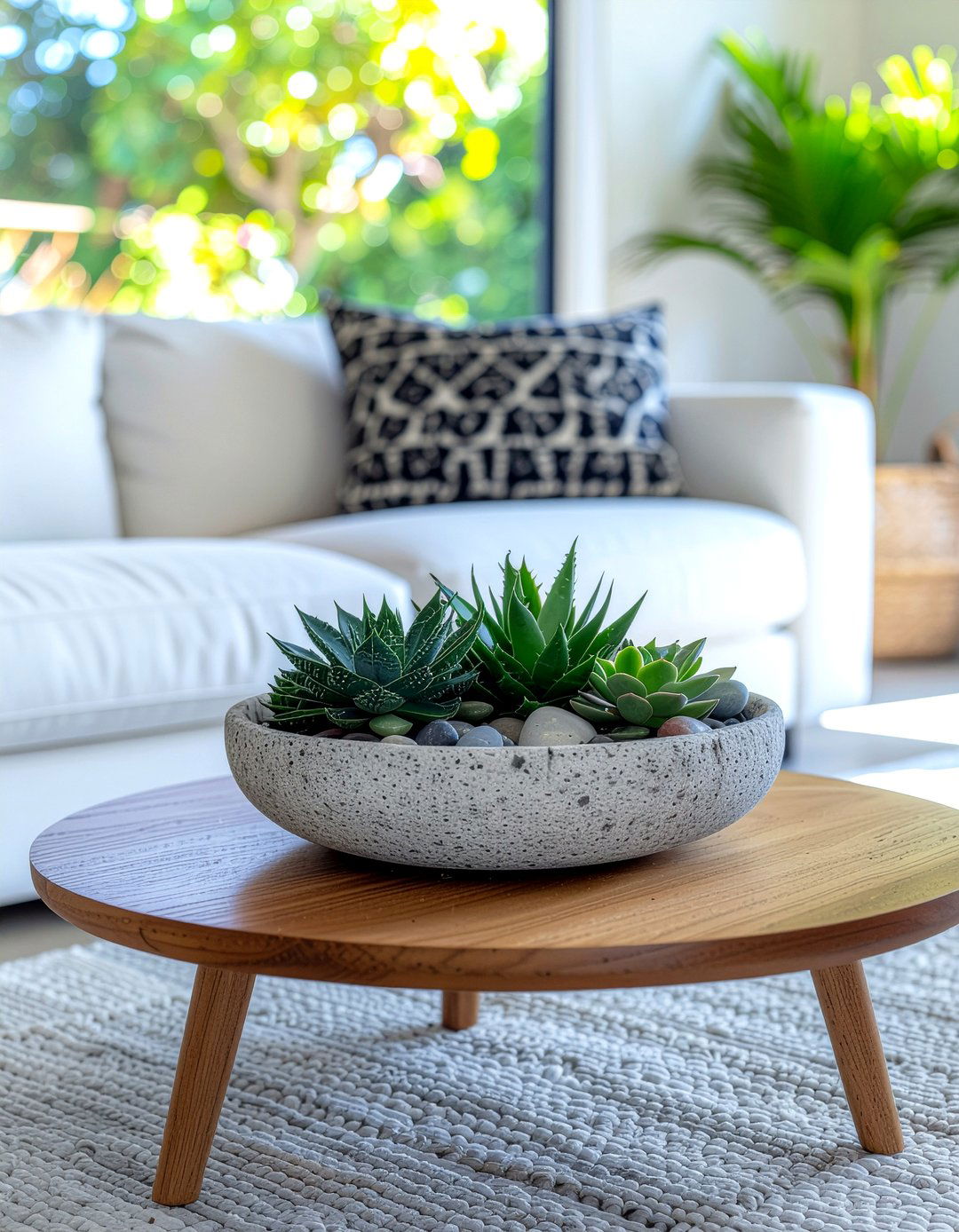 Coffee Table Succulent - 30 everyday flower ideas